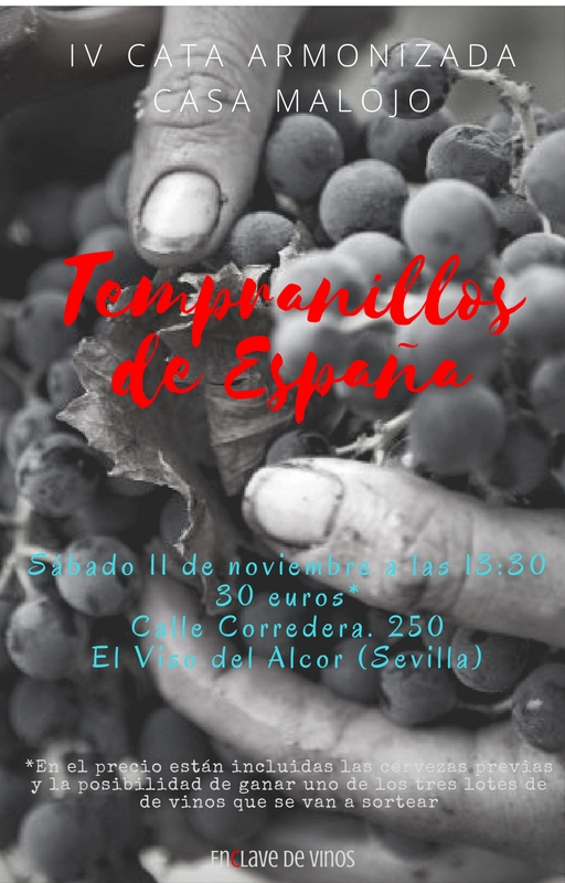 IV CATA ARMONIZADA MALOJO Tempranillos de España